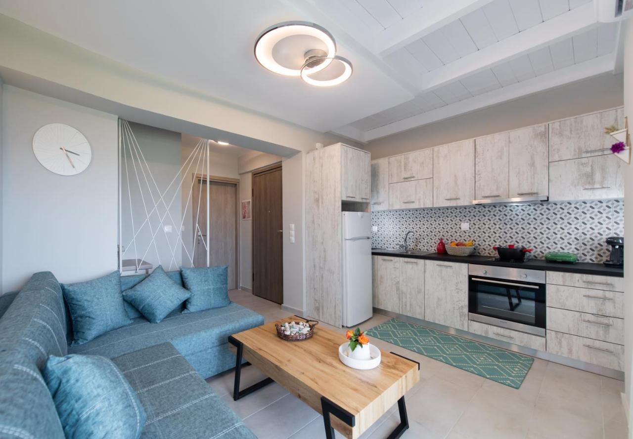 Bianco Stylish Maisonette Nikiana Bagian luar foto
